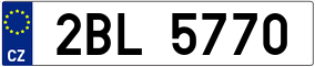 Truck License Plate